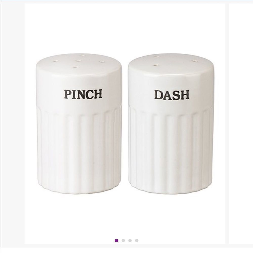 Primitives by Kathy “Pinch & Dash” Farmhouse Salt & Pepper Shaker Set - Picture 5 of 8